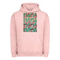 Pigment Salmon mama mama mama mama Urban Hoodie - Zillion Design Studio