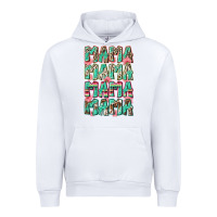 White mama mama mama mama Urban Hoodie - Zillion Design Studio