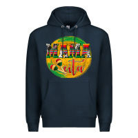Navy Mama Cita Premium Hoodie - texasbilliewilder