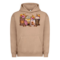 Pigment Burro leopard rose glitter flowers coffee cups Urban Hoodie - Zillion Design Studio