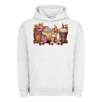 Pigment Lunar Rock leopard rose glitter flowers coffee cups Urban Hoodie - Zillion Design Studio