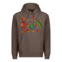 Coffee mexican skeletons Premium Hoodie - Zillion Design Studio