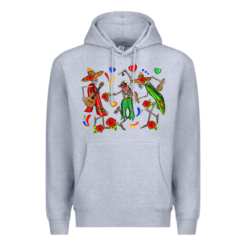Mexican Skeletons Premium Hoodie by Zillion Design Studio | Teevron