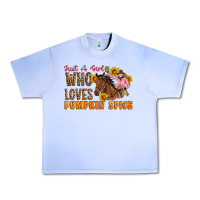Grape Ice Just A Girl Who Loves Pumpkin Spice Cowgirl Urban Heavy Tee - Artiststas