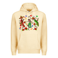 Pina Colada mexican skeletons Premium Hoodie - Zillion Design Studio