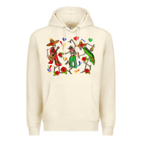 Sandshell mexican skeletons Premium Hoodie - Zillion Design Studio