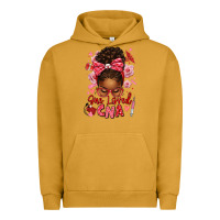 Pigment Peanut Butter one loved cna afro messy bun Urban Hoodie - texasbilliewilder