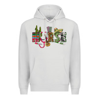 Dove Grey Mexican Nurse Premium Hoodie - texasbilliewilder