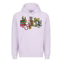 Lilac Mexican Nurse Premium Hoodie - texasbilliewilder
