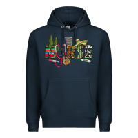 Navy Mexican Nurse Premium Hoodie - texasbilliewilder