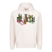 Pale Pink Mexican Nurse Premium Hoodie - texasbilliewilder