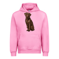 Fuchsia Pink labrador retriever Urban Hoodie - RanaPortraitStore