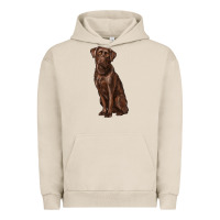 Pigment French Oak labrador retriever Urban Hoodie - RanaPortraitStore