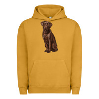 Pigment Peanut Butter labrador retriever Urban Hoodie - RanaPortraitStore