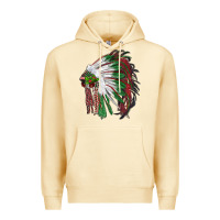 Pina Colada christmas indian feather headdress Premium Hoodie - RanaPortraitStore