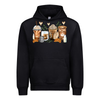 Black latte coffee cups Urban Hoodie - Zillion Design Studio