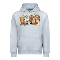 Heather Grey latte coffee cups Urban Hoodie - Zillion Design Studio