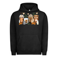 Pigment Black latte coffee cups Urban Hoodie - Zillion Design Studio