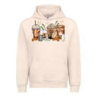 Sandshell latte coffee cups Urban Hoodie - Zillion Design Studio