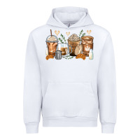 White latte coffee cups Urban Hoodie - Zillion Design Studio