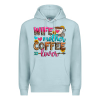 Blue Mist wife mother coffee lover Premium Hoodie - Zillion Design Studio