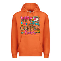 Carrot wife mother coffee lover Premium Hoodie - Zillion Design Studio