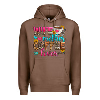 Chestnut wife mother coffee lover Premium Hoodie - Zillion Design Studio