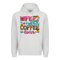 Dove Grey wife mother coffee lover Premium Hoodie - Zillion Design Studio