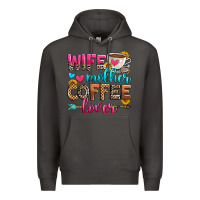 Smoke wife mother coffee lover Premium Hoodie - Zillion Design Studio