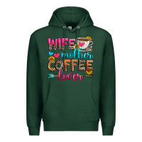 Sports Green wife mother coffee lover Premium Hoodie - Zillion Design Studio
