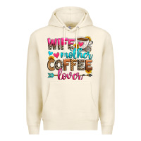 Tofu wife mother coffee lover Premium Hoodie - Zillion Design Studio