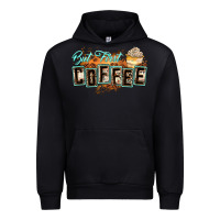 Black but first coffee Urban Hoodie - Zillion Design Studio