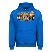 Cobalt but first coffee Urban Hoodie - Zillion Design Studio