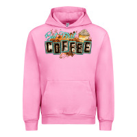 Fuchsia Pink but first coffee Urban Hoodie - Zillion Design Studio
