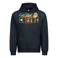 Navy but first coffee Urban Hoodie - Zillion Design Studio