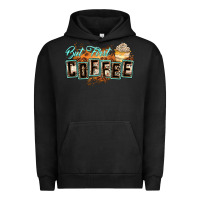 Pigment Black but first coffee Urban Hoodie - Zillion Design Studio
