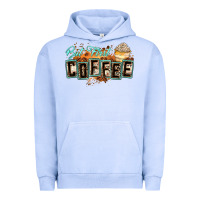 Pigment Grape Ice but first coffee Urban Hoodie - Zillion Design Studio