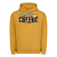 Pigment Peanut Butter but first coffee Urban Hoodie - Zillion Design Studio