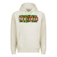 Oatmeal Heather Mexicana Premium Hoodie - texasbilliewilder