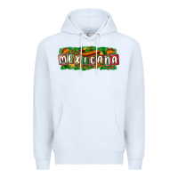 White Mexicana Premium Hoodie - texasbilliewilder