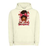 Pigment Pistachio one loved supervisor afro messy bun Urban Hoodie - texasbilliewilder