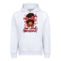 White one loved supervisor afro messy bun Urban Hoodie - texasbilliewilder