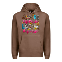 Chestnut more espresso less depresso Premium Hoodie - Zillion Design Studio