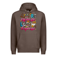 Coffee more espresso less depresso Premium Hoodie - Zillion Design Studio