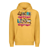 Mustard more espresso less depresso Premium Hoodie - Zillion Design Studio