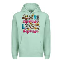 Seafoam more espresso less depresso Premium Hoodie - Zillion Design Studio
