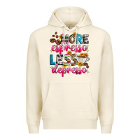Tofu more espresso less depresso Premium Hoodie - Zillion Design Studio
