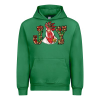 Emerald christmas joy with rooster Urban Hoodie - RanaPortraitStore