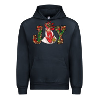 Navy christmas joy with rooster Urban Hoodie - RanaPortraitStore