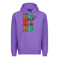 Purple christmas ho ho ho Premium Hoodie - RanaPortraitStore